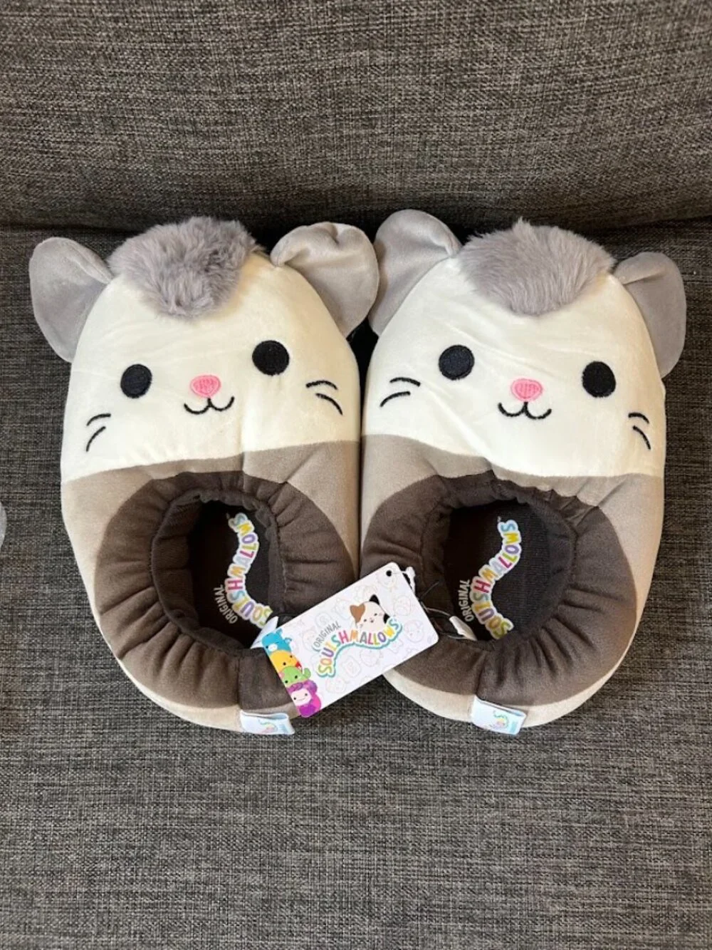 Cute Squishmallows Kids Slippers - Possum